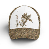 Maxcorners Custom Name Duck Hunting Waterfowl Camo Unisex Cap 1