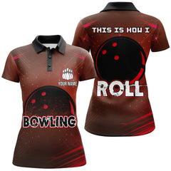 Maxcorners Bowling This Is How I Roll Personalized All Over Printed Shirt For Women