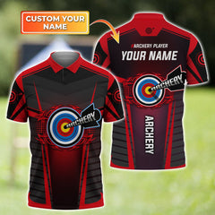Maxcorners Red Archery Lover Personalized Unisex Shirt