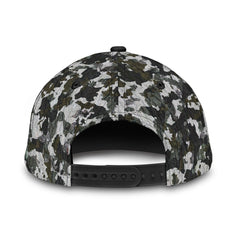 Maxcorners Personalized Deer Skull Hunting Camo Classic Cap HM25