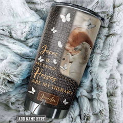 Maxcorners Custom Name Horse Stainless Steel Tumbler 08