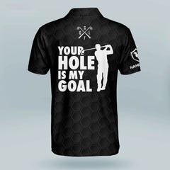 Maxcorners Golf Your Hole Is My Goal Personalized Name All Over Printed Shirt