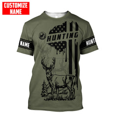 Maxcorners Customized Name Hunting 4 3D Design All Over Printed
