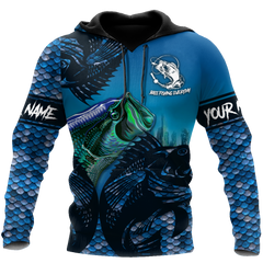 Maxcorners Custom Name Winter Bass Fishing