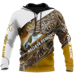 Maxcorners Custom Name Walleye Fishing Camo