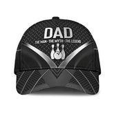 Maxcorners Dad The Man - The Myth - The Legend 3D Cap