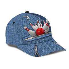 Maxcorners Blue Jean 3D Cap