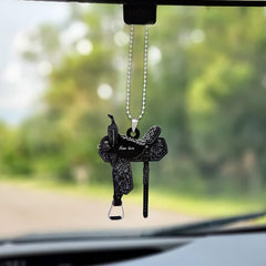 Maxcorners Personalized Horse Saddle Ornament