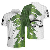 Max Corners Green Golf Course I'd Tap That Golf 3D Custom Polo Shirt