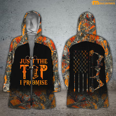 Maxcorners BowHunting Just The Tip I Promise Orange Camouflage Hunting Apparels