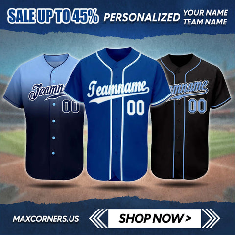 W BASEBALL JERSEY 3D SHIRT