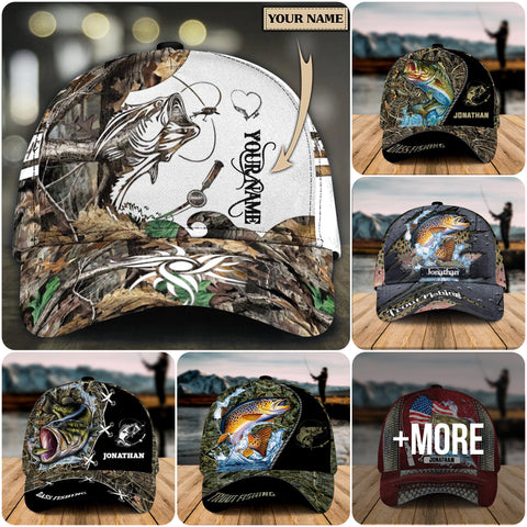 Fishing 3D Caps
