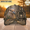 Maxcorners Hunting Skull Target Woodland Camo Personalized 3D Cap