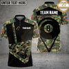 Maxcorners Billiards Ball 8 Veteran Military Pool Camo Personalized Name Shirt (4 Colors)