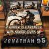 Maxcorners Motocross 8 Personalized Bedding Set