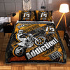 Maxcorners Motocross 31 Multicolor Option Personalized Bedding Set