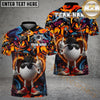 Maxcorners Golf Street Attitude Graffiti Pattern Personalized Name, Team Name 3D Shirt (4 Colors)