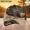 Maxcorners Hunting Skull Bowhunter Woodland Personalized 3D Cap