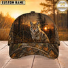 Maxcorners Hunting Sunset Target Woodland Camo Personalized 3D Cap
