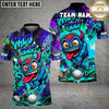 Maxcorners Golf Crazy Monster Graffiti Personalized Name, Team Name 3D Shirt (4 Colors)