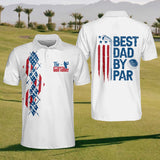 Maxcorners The Golf Father Mens Golf Polo Shirt, Mens Golf Shirt, Gift For Golfers