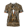 Maxcorners Deer Hunting Custom Name Shirt 3D All Over Printed Clothes