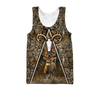 Maxcorners Deer Hunting Custom Name Shirt 3D All Over Printed Clothes