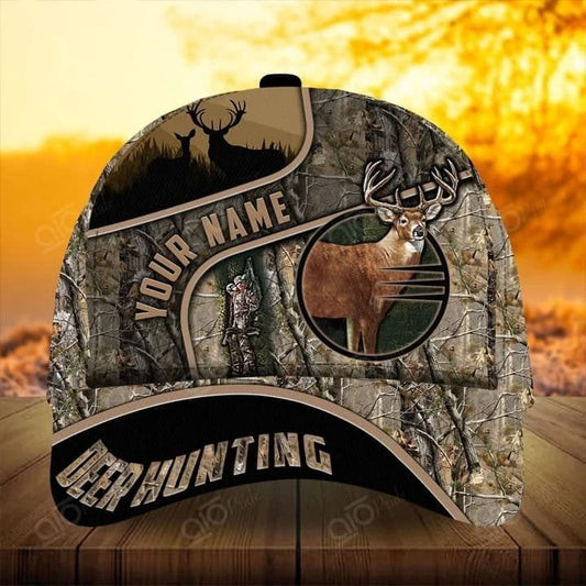 Maxcorners Deer Hunting Personalized Cap Multicolor Option