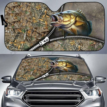 Maxcorners Bass Fish Auto Sun Shade