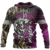 Maxcorners RED Fishing 3D Hoodie