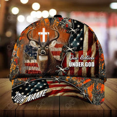 Maxcorners Premium Printed Deer Hunting Personalized 3D Hat