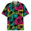 Maxcorner MOUNTAIN BIKE BEACH COLOR HAWAIIAN SHIRT