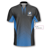 Maxcorners Just The Tip I Promise Billiard Custom Name Zipper Polo Shirt