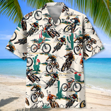 Maxcorner DESERT MOUNTAIN BIKE RACING HAWAIIAN SHIRT