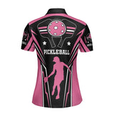 PINK PICKLEBALL POLO SHIRT FOR WOMEN