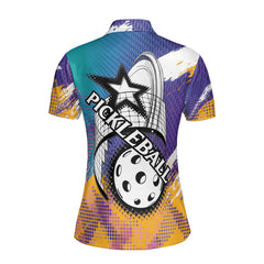 VINTAGE PICKLEBALL POLO SHIRT FOR WOMEN