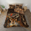 Maxcorners Collab Artist Deer Hunting Camo Ver2 Bedding Set 3D All Over Printed