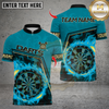 Maxcorners Darts Flaming Dartboard Multicolor Customized Name, Team Name 3D Shirts