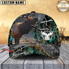 Maxcorners Camo Elk Hunting Cap Multicolor Personalized Cap