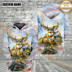 Maxcorners America Deer Hunting All Over Print Shirt 1
 Best Gift For Hunter