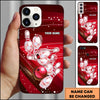 Maxcorners Bowling Motion Strike Pins Multicolor Personalized Name 3D Phone Case