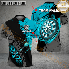 Maxcorners Flying Arrow Darts Jersey Multicolor Option Customized Name, Team Name 3D Polo Shirt