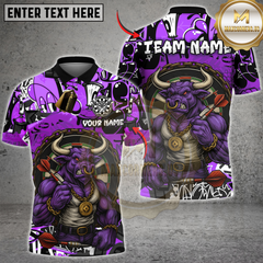 Maxcorners Darts Minotaur Dartboard Multicolor Customized Name, Team Name 3D Shirts