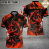 Maxcorners Snake Bowling Multicolor Customized Name, Team Name 3D Shirts