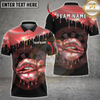 Maxcorners Darts Neon Holographic Lips Dartboard Multicolor Customized Name, Team Name 3D Shirts