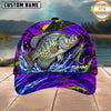 Maxcorners Fishing Neon Purple Splash Lure Personalized 3D Cap