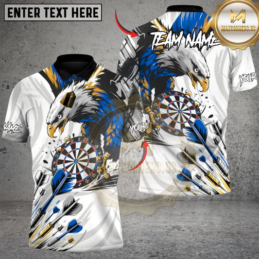 Maxcorners Darts Eagle Precision Multicolor Customized Name Team Name 3D Shirts