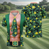 Maxcorners Funny St Patrick's Day Shamrock Golf Shirt, Golf Tops For Men, Polo Shirts For Men, Golf Shirts For Men