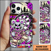Maxcorners Hip Hop Clown Bear Green Graffiti Dartboard Personalized Name 3D Phone Case