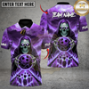 Maxcorners Bowling Hellfire Strike Multicolor Customized Name, Team Name 3D Shirts